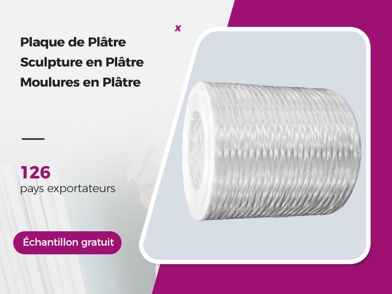 Roving en Fibre de Verre Pour Plâtre